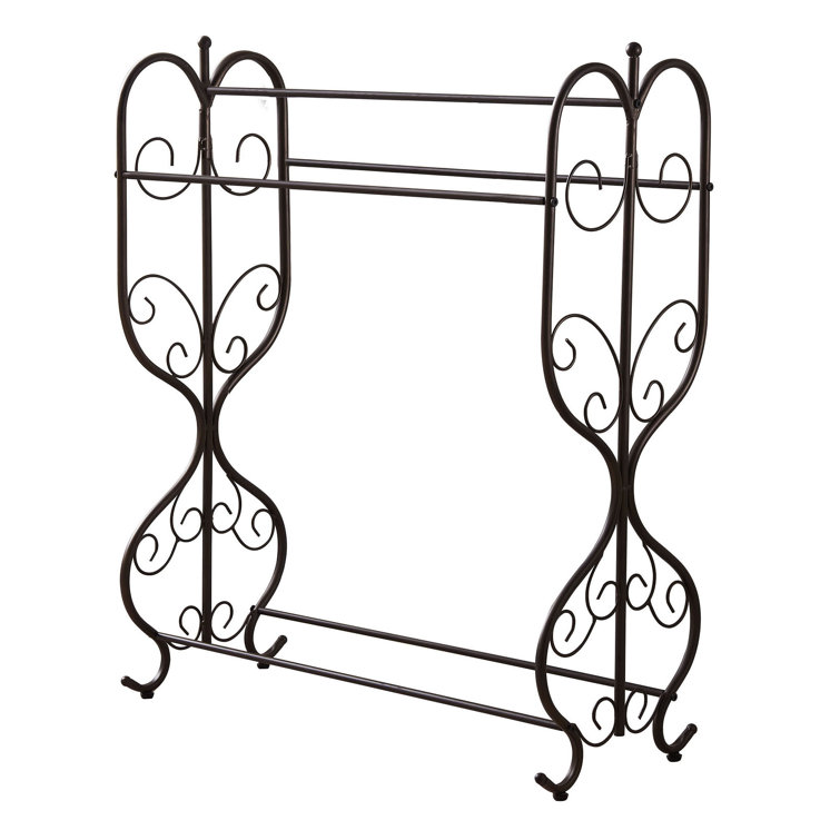 InRoom Designs Free Standing Towel Rack Stand Wayfair Canada